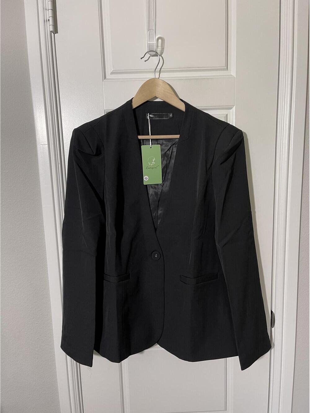 Women’s Pant Suits Size XL Black 2 Pieces W251